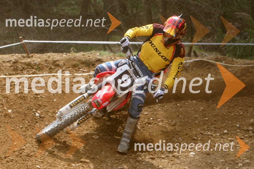 Dejan Piber (AMD Sitar Dunlop)MOTOKROS, 2. dirka za DP, Slovenj Gradec