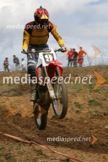 Dejan Piber (AMD Sitar Dunlop)MOTOKROS, 2. dirka za DP, Slovenj Gradec