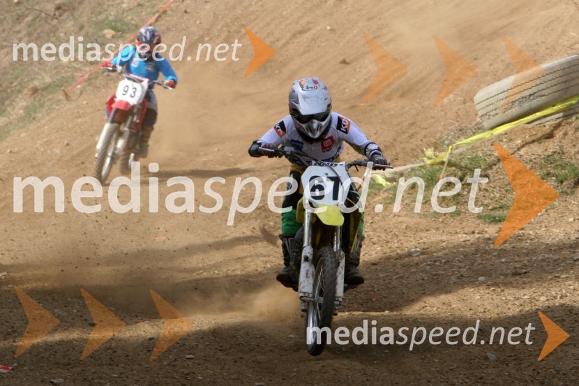 Blaž Jesenko (AMD Škofja Loka) in Rok Rus (AMD Šentvid)MOTOKROS, 2. dirka za DP, Slovenj Gradec
