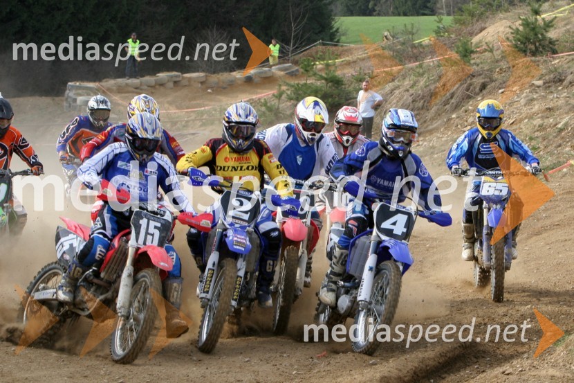 Štart v razredu do 125 ccmMOTOKROS, 2. dirka za DP, Slovenj Gradec