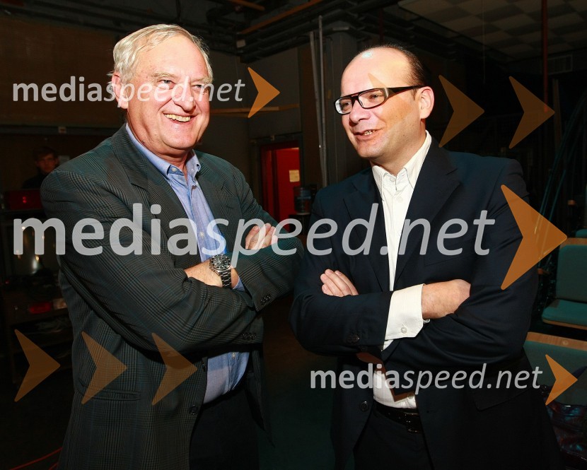 Boris Lenič, novinar in Jure Mohorič, direktor podjetja Geoset, uvoznik Garmin SlovenijaSlovenski avto leta 2010