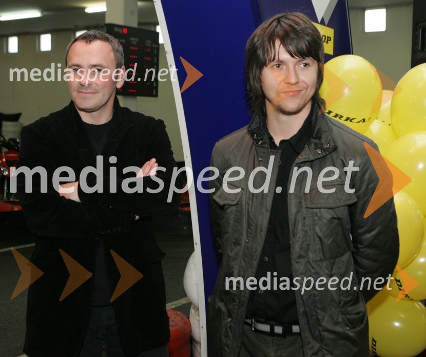 Tomaž Natlačen, PR obrat in Dražen Štaler, režiserDirka!, predstavitev reality show