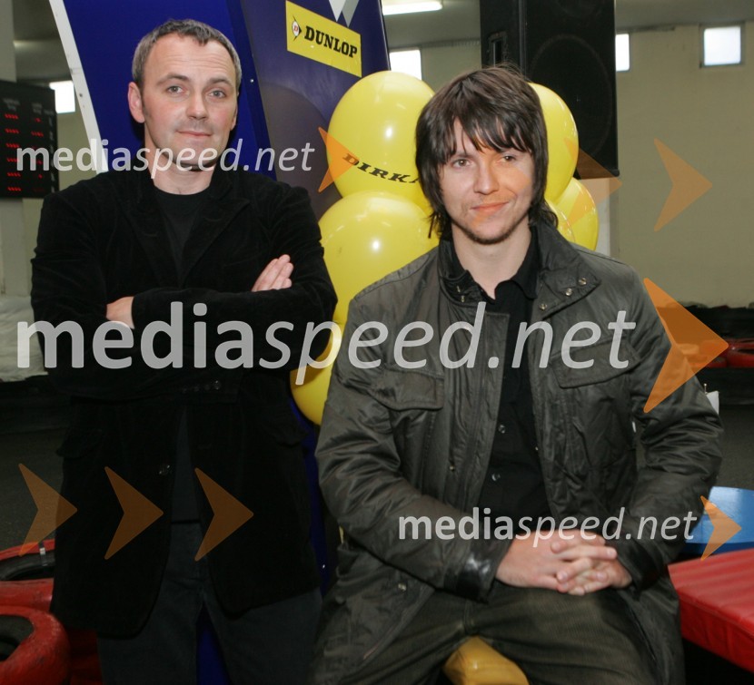 Tomaž Natlačen, PR obrat in Dražen Štaler, režiserDirka!, predstavitev reality show