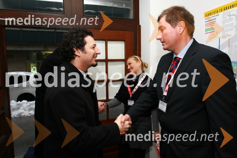 Dr. Patrick Vlačič, minister za promet in prof. dr. Drago SeverRIMC 2010