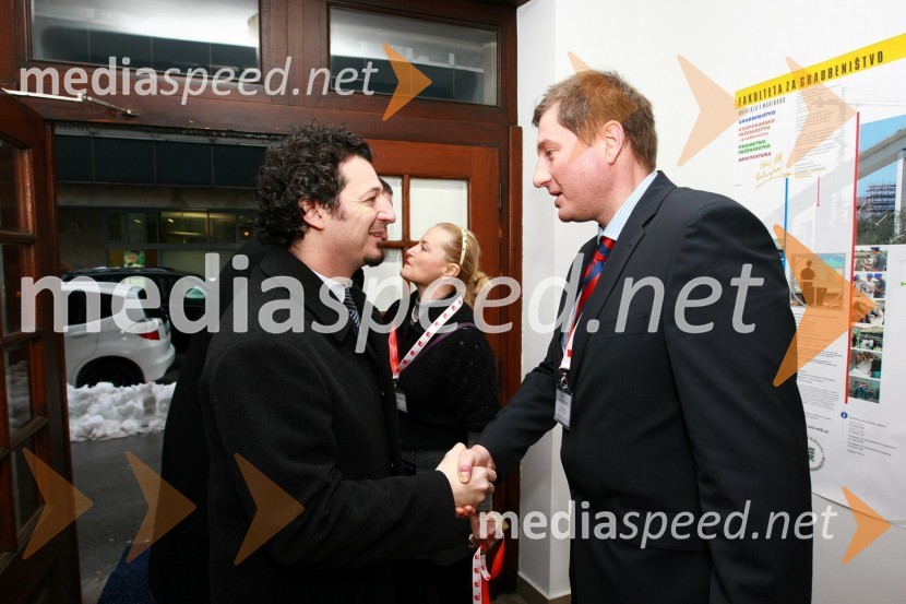 Dr. Patrick Vlačič, minister za promet in prof. dr. Drago SeverRIMC 2010
