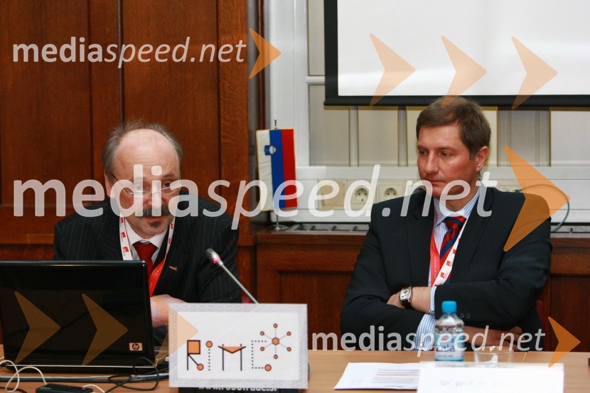 Mag. Ljubo Žerak, direktor Direktorata za železnice in žičnice ter prof. dr. Drago Sever, Fakulteta za gradbeništvo, Univerze v MariboruRIMC 2010