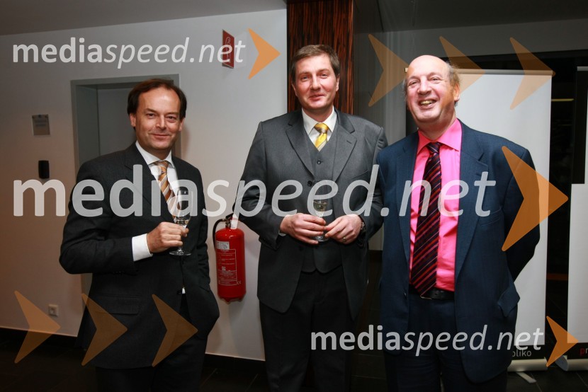 Dr. Thomas Kaufmann - Evropska komisija, DG TREN , prof. dr. Drago Sever in Michael Robson, EIM- Evropsko združenje upravljavcev železniške infrastruktureRIMC 2010