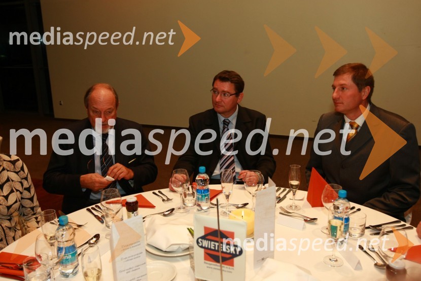 Prof. dr. Klaus Riesberger, TU Graz Avstrija, prof. dr. Tomislav J. Mlinarić, Fakulteta prometnih znanosti Zagreb in prof. dr. Drago Sever,RIMC 2010