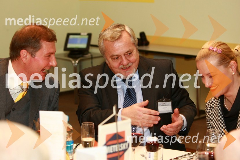 Prof. dr. Drago Sever, Boris Gazvoda, SCT in Ingrid Sever, idejni vodja kongresa RIMC 2010RIMC 2010