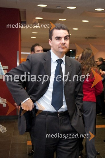 Danilo Tomšič, direktor področja prodaja in marketing v podjetju MobitelZdruženje Manager, januarsko srečanje in podelitev priznanja za življenjsko delo na področju managementa