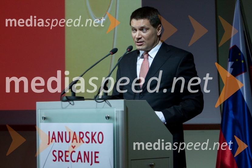 Jurij Giacomelli, predsednik upravnega odbora podjetja Delo d. d.Združenje Manager, januarsko srečanje in podelitev priznanja za življenjsko delo na področju managementa