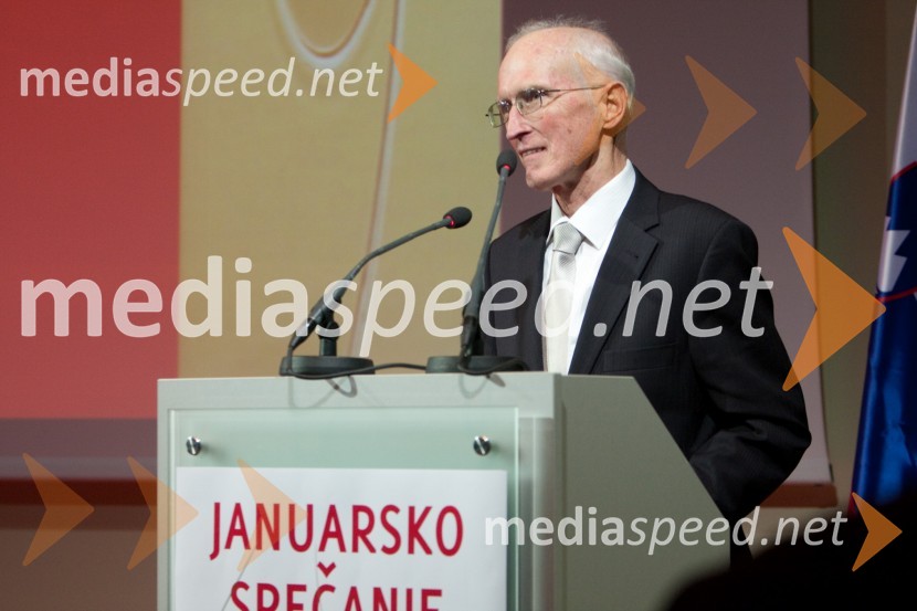 Milan Matos, nekdanji direktor Mladinske knjige ZaložbeZdruženje Manager, januarsko srečanje in podelitev priznanja za življenjsko delo na področju managementa