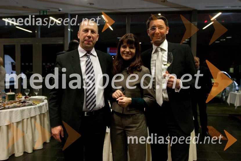 Davor Jakulin, Sonja Šmuc, direktorica Združenja Manager in Boštjan PetermanZdruženje Manager, januarsko srečanje in podelitev priznanja za življenjsko delo na področju managementa