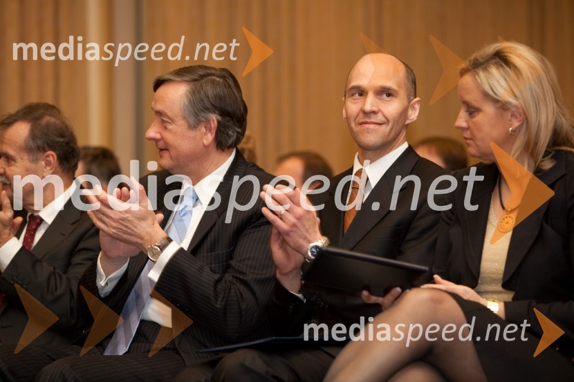 dr. Danilo Türk, predsednik Republike Slovenije in mag. Robert Cugelj, direktor Inštituta RS za rehabilitacijoSlavnostni dogodek URI Soča