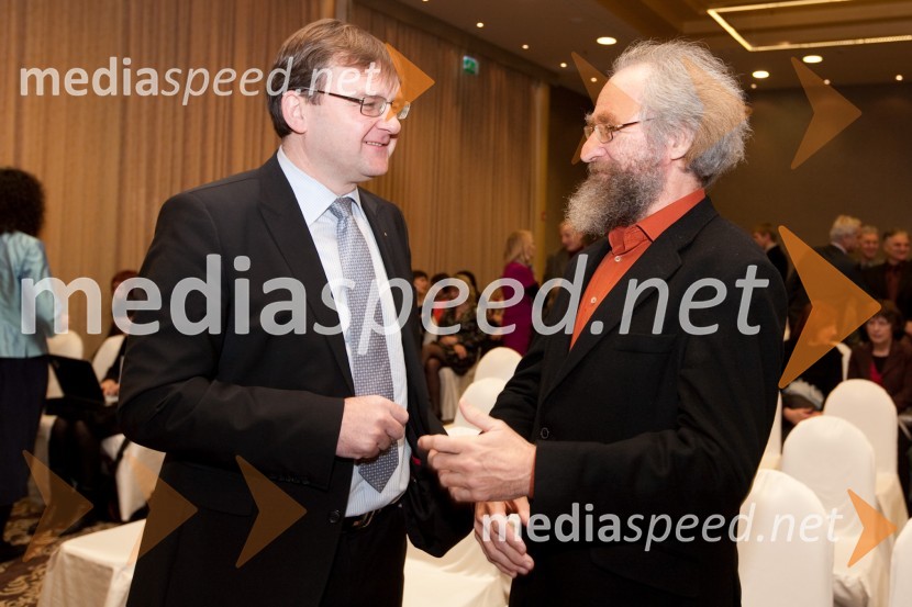 Dorian Maršič, direktor ITF in France Sevšek, dekan Zdravstvene fakulteteSlavnostni dogodek URI Soča