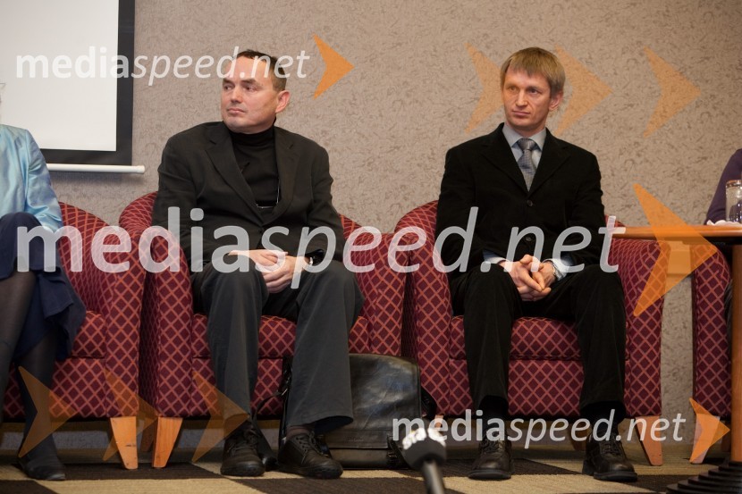 Mihael Dešman, arhitekt in Marko Munih, Fakulteta za elektrotehnikoSlavnostni dogodek URI Soča