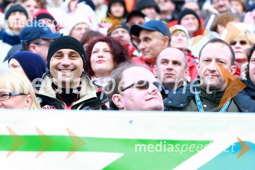 Matjaž Kovačič, predsednik uprave Nove KBM in Dejan Štancer46. Zlata lisica, druženje na Snežnem stadionu in VIP šotoru