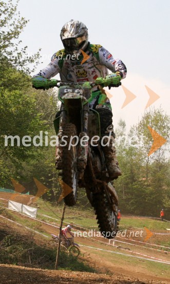 Andrea Cervellin (Italija)MOTOKROS, EP junior do 125 ccm, Brežice