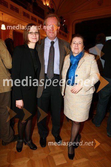 ..., dr. Erwin Kubesch, avstrijski veleposlanik v Sloveniji in Karin Hojker, avstrijska ambasada46. Zlata lisica, sprejem župana Maribora v Narodnem domu