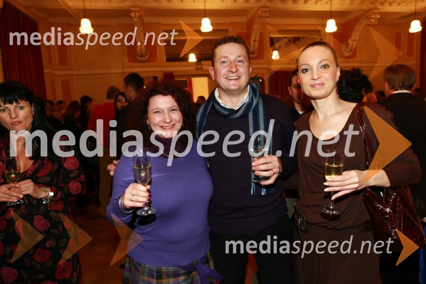 Simona Hribar, Danilo Steyer, vinogradništvo Steyer vina in Iris Kociper, vodja hotela Arena Maribor46. Zlata lisica, sprejem župana Maribora v Narodnem domu