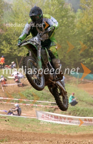 Miha Urbas (Slovenija)MOTOKROS, EP junior do 125 ccm, Brežice