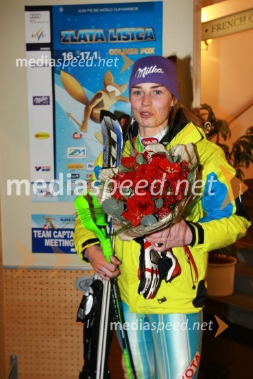 Tina Maze, smučarka46. Zlata lisica, druženje na Snežnem stadionu in VIP šotoru