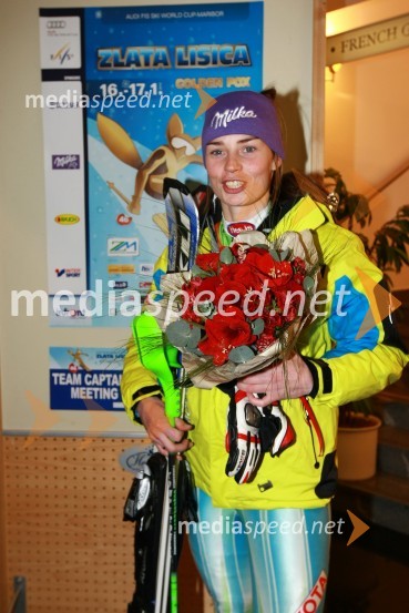 Tina Maze, smučarka46. Zlata lisica, druženje na Snežnem stadionu in VIP šotoru