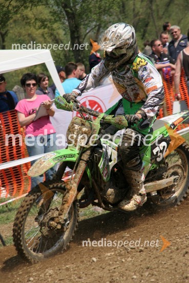 Andrea Carvellin (Italija)MOTOKROS, EP junior do 125 ccm, Brežice