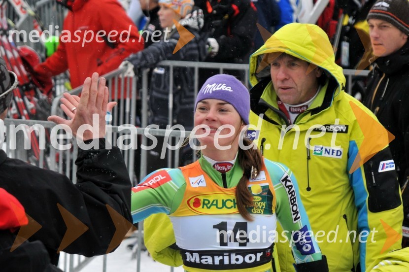 Tina Maze, smučarka (Slovenija) in ...46. Zlata lisica, slalom