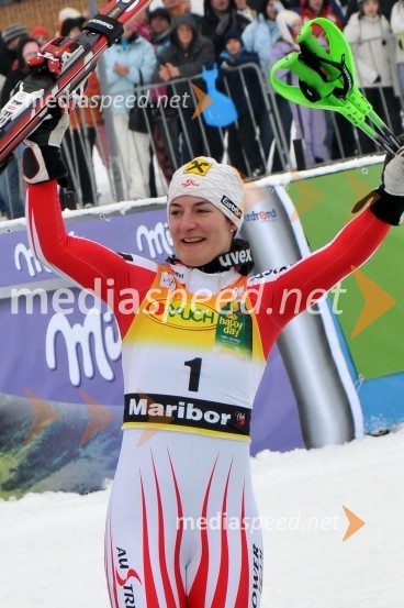 Kathrin Zettel, smučarka (Avstrija) in zmagovalka slaloma za 46. Zlato lisico46. Zlata lisica, slalom