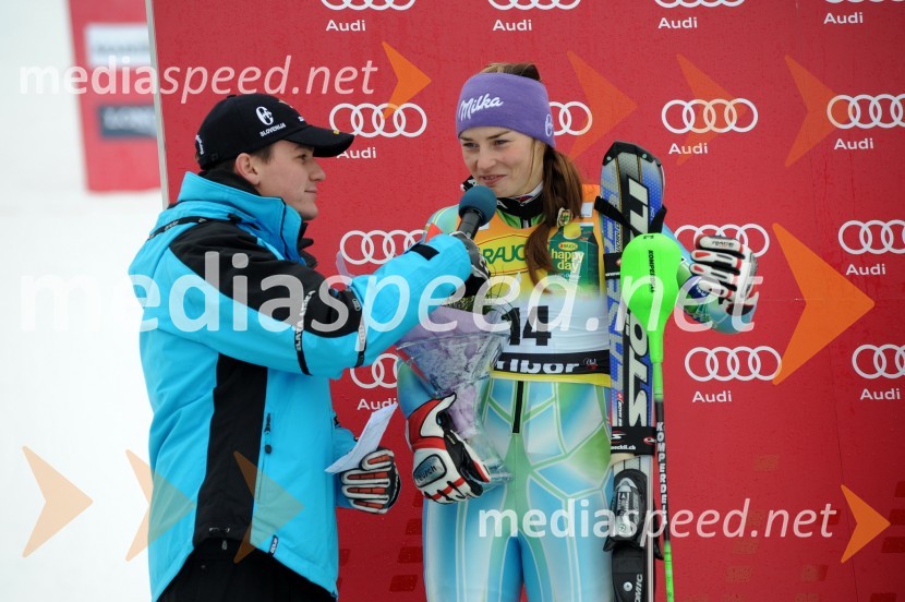 ... in Tina Maze, smučarka (Slovenija), drugouvrščena na slalomu za 46. Zlato lisico46. Zlata lisica, slalom