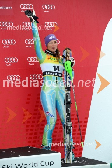 Tina Maze, smučarka (Slovenija), drugouvrščena na slalomu za 46. Zlato lisico46. Zlata lisica, slalom