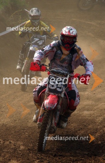 Sander van Herpen (Nizozemska)MOTOKROS, EP junior do 125 ccm, Brežice