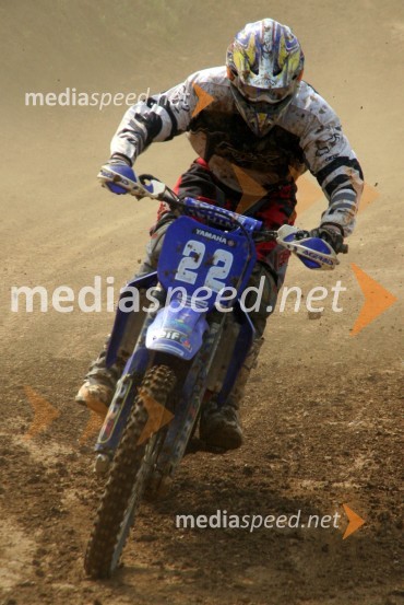 Patrick Neisser (Avstrija)MOTOKROS, EP junior do 125 ccm, Brežice