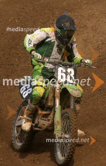 Theo Urbas (Slovenija)MOTOKROS, EP junior do 125 ccm, Brežice