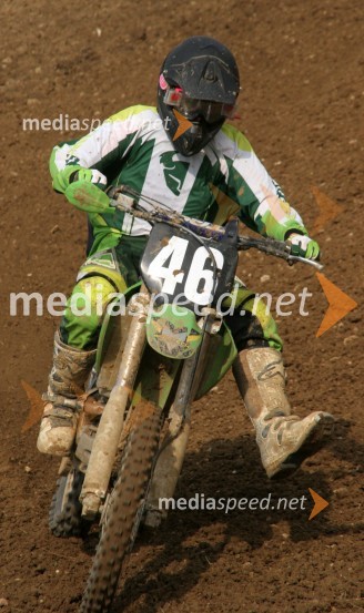 Miha Urbas (Slovenija)MOTOKROS, EP junior do 125 ccm, Brežice