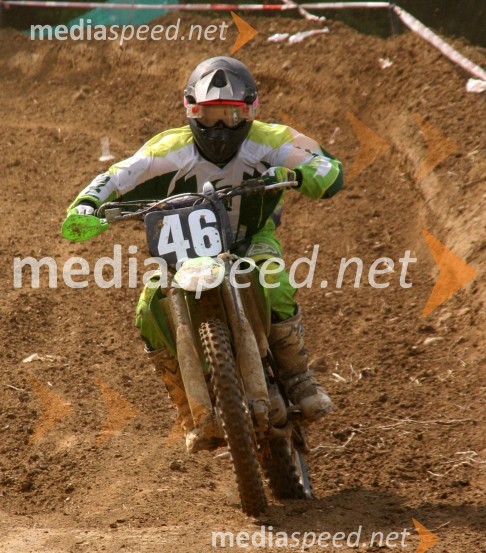 Miha Urbas (Slovenija)MOTOKROS, EP junior do 125 ccm, Brežice