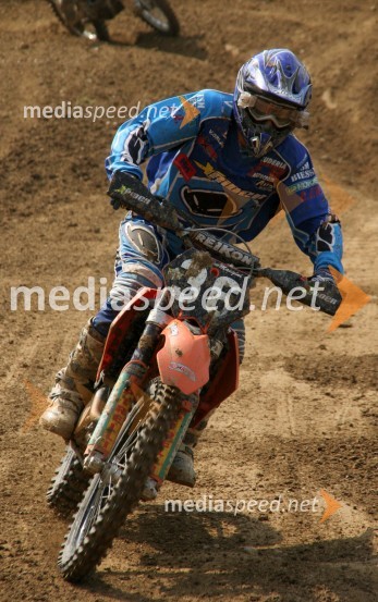 Massimo Mangini (Italija)MOTOKROS, EP junior do 125 ccm, Brežice