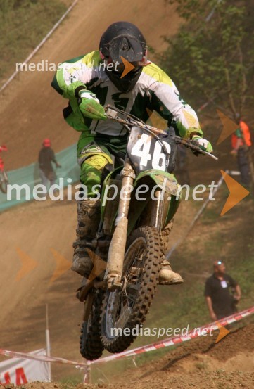 Miha Urbas (Slovenija)MOTOKROS, EP junior do 125 ccm, Brežice