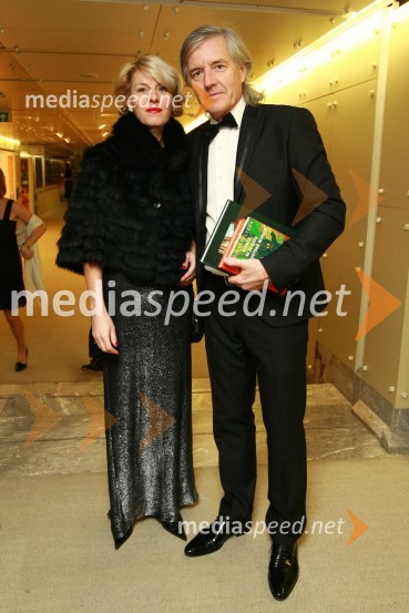 Saša Hrovat in soproga Marija Hrovat, direktorica podjejta Prospherus d.o.o.13. Veliki dobrodelni ples Lions kluba Ljubljana ob 20-obletnici lionizma v Sloveniji