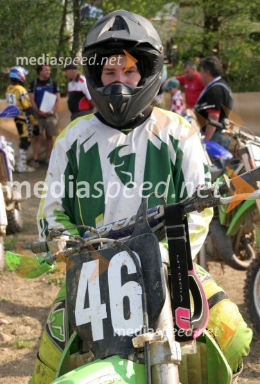 Miha Urbas (Slovenija)MOTOKROS, EP junior do 125 ccm, Brežice