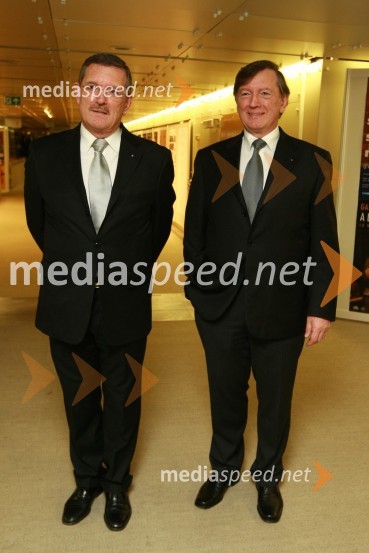 Iztok Lajovic in Uroš Lajovic, dirigent13. Veliki dobrodelni ples Lions kluba Ljubljana ob 20-obletnici lionizma v Sloveniji