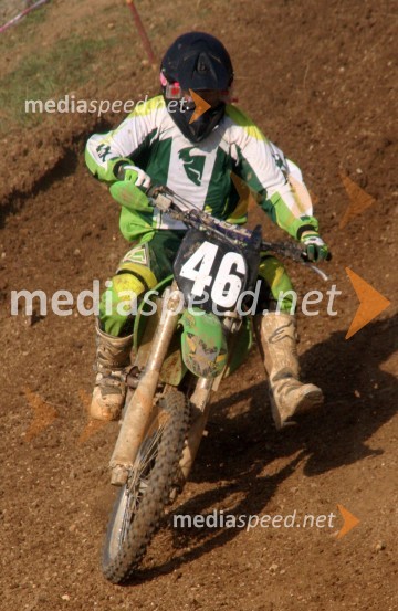 Miha Urbas (Slovenija)MOTOKROS, EP junior do 125 ccm, Brežice