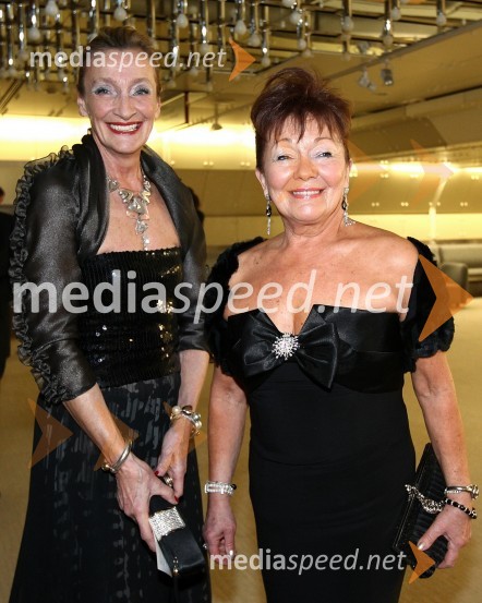 Mojca Beseničar, modna kreatorka in Tjaša Andree Prosenc, odvetnica13. Veliki dobrodelni ples Lions kluba Ljubljana ob 20-obletnici lionizma v Sloveniji