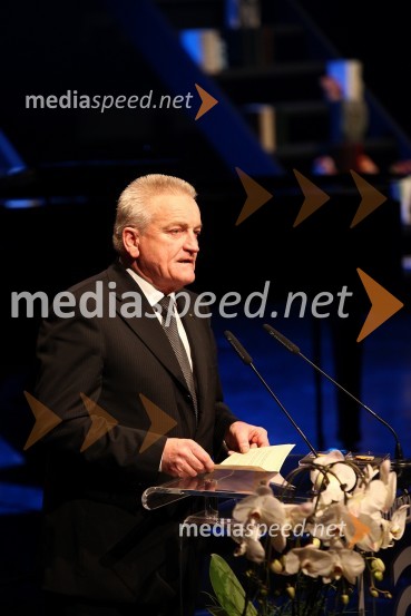 Borut Miklavčič, minister za zdravje in Pra Lion13. Veliki dobrodelni ples Lions kluba Ljubljana ob 20-obletnici lionizma v Sloveniji