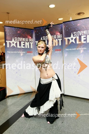 Anja Predikaka, trebušna plesalkaSlovenija ima talent, predizbor v Mariboru