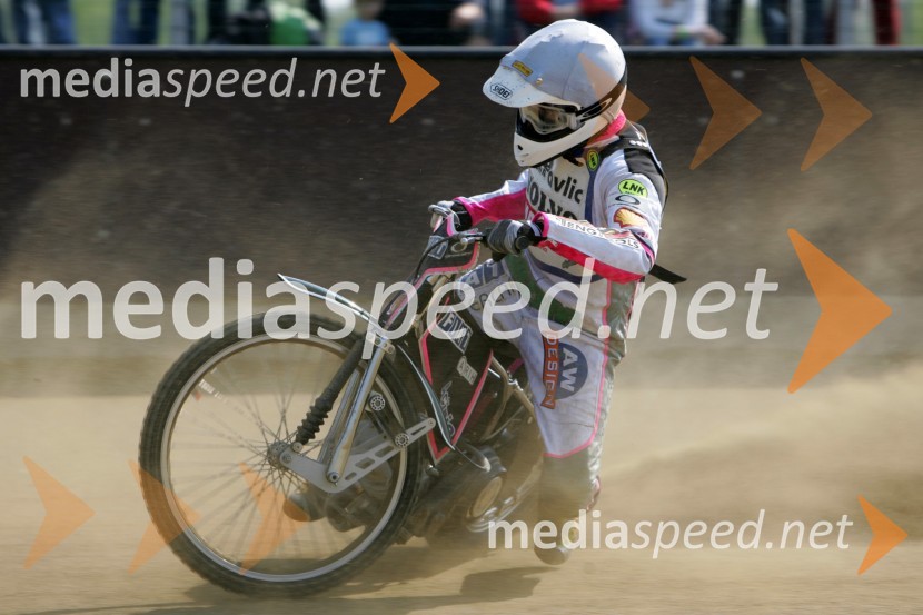 Jernej Kolenko (AMTK Ljubljana)SPEEDWAY, 2. dirka DP ekip Slovenije, Avstrije in Hrvaške