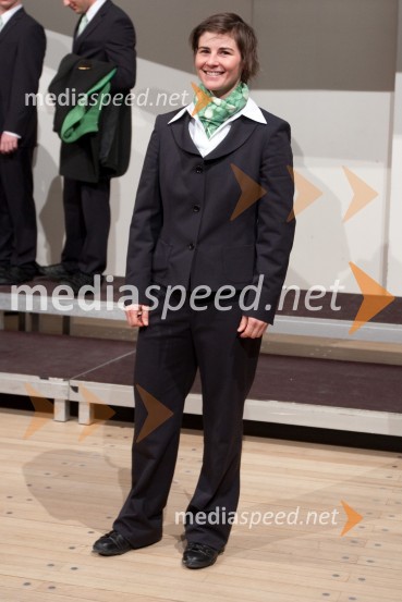 Andreja Mali, biatlonPredstavitev olimpijske delegacije Slovenije