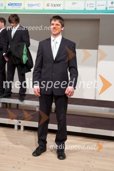 Janez Marič, biatlonPredstavitev olimpijske delegacije Slovenije