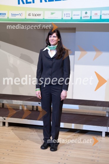 Katja Višnar, smučarska tekačicaPredstavitev olimpijske delegacije Slovenije
